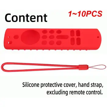 1 ~ 10PCS távirányító tok Amazon Fire TV Stick 4K 2018 távirányítóhoz Szilikon tok védőburkolat héj a Fire TV Stick 2.
