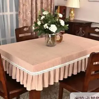 Szövet ovális terítő terítő terítő téglalap alakú étkezőasztal terítő négyzet alakú tábla készlet íróasztal dohányzóasztal készlet