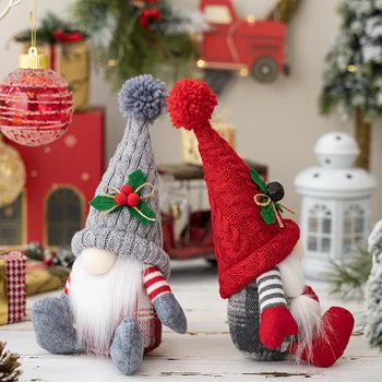 Új karácsonyi Mikulás baba hóember rajzfilm baba gyerek plüss játék kreatív dekorációs díszek gyermek karácsonyi ajándék