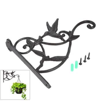 Konzolos horog Hummer madár fali akasztó Kolibri Vas Függő növény Virágcserepek Kültéri otthoni konyha Erkély Fürdőszoba dekoráció