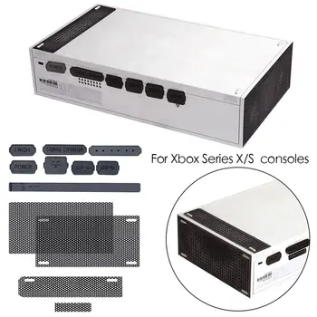porálló hálószűrő csatlakozó dugókészlet fedele Xbox Series X/S játéktartozékokhoz Konzol pormentesítő szilikon dugók