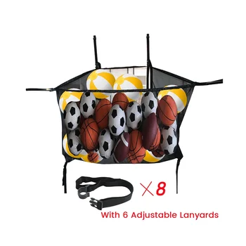  medence úszó szervező tároló táska, állítható háló játékokhoz medence tészta úszók felfújható tutajok kosárlabda kiegészítők