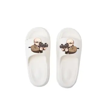 Uniszex papucs Eredeti tervező Férfi cipők férfiaknak Testreszabható minták Cápa flip flopok nőknek Nyári márkák Fogó