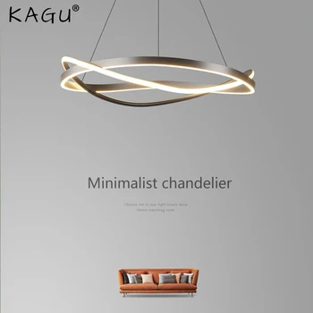 minimalizmus Design Modern LED csillár lámpák Nappali étkező lámpa hálószoba otthoni függőlámpa