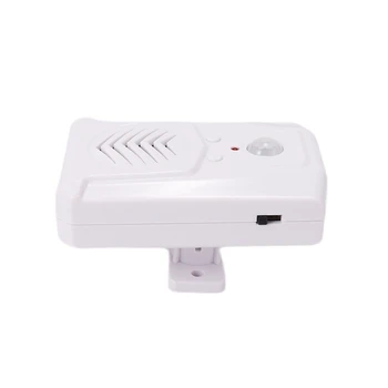 4X érzékelő mozgás ajtó csengő kapcsoló MP3 infravörös csengő vezeték nélküli PIR mozgásérzékelő Hangutasítás üdvözlő ajtócsengő