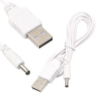 1m DC 3.5mm X 1.35mm anya - USB A apa adapter tápkábel vezeték 3.5mm dugós töltőkábel USB elektromos ventilátorkábel