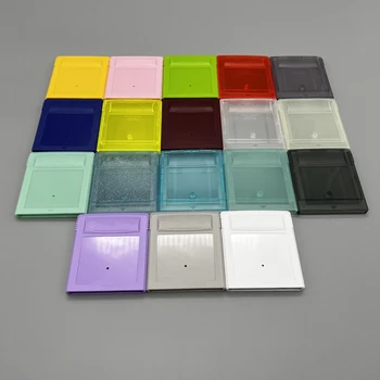 10DB Kiváló minőségű átlátszó műanyag héj GBC-hez GB-hez játékkártya-kazetta Átlátszó héjfedél cserealkatrész