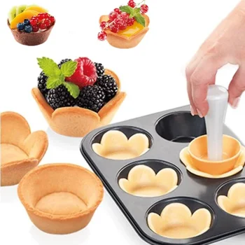 Konyhai sütitorta csésze formák készlet Presser tészta virág kerek muffin DIY vágószerszámok Cukrászda vágó készlet Szabotázs sütőipari kiegészítők