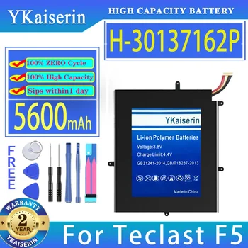 YKaiserin akkumulátor H-30137162P H30137162P 5600mAh Teclast F5 NV-2778130-2S JUMPER Ezbook X1 2666144 akkumulátorokhoz