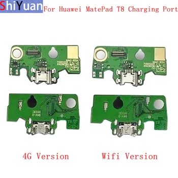USB töltőport csatlakozó kártya Flex kábel Huawei MatePad T8 töltőcsatlakozóhoz Flex csere javító alkatrészek