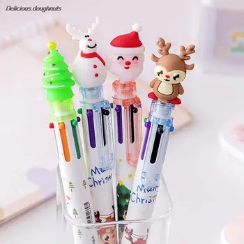 színes toll Mikulás karácsony rajzfilm Noel szarvas golyóstoll Általános iskolai ajándékok Írószerek Boldog karácsonyt dekoráció