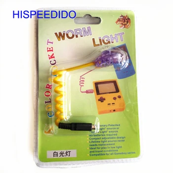 HISPEEDIDO Flexible Nintendo GBC GBP féregfény-megvilágítású LED lámpák Gameboy színekhez és WormLight zsebkonzolhoz