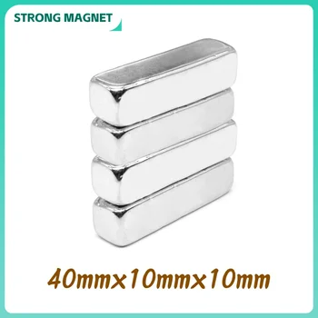 50db 40x10x10mm blokk szupererős mágneses mágnesek állandó neodímium mágnes 40x10x10mm Quadrate Big 40*10*10mm