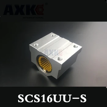 SC16UU-S SCS16UU Lineáris csapágyblokk LM16UU-S perselypárnablokkal lineáris Műszaki műanyag csapágyak karbantartása alacsony zajszint