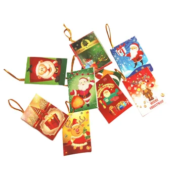 Karácsonyi üdvözlőlap Dekorációs kártyák Party dekorációs kellékek Karácsonyi dekorációk