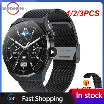 1/2/3PCS Új Watch GT3 Smart Watch Men NFC vízálló Sport Fitness Tracker Call Smartwatch Man Androidra