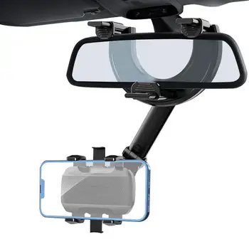  autó visszapillantó tükör telefontartó okostelefon tartó autó visszapillantó tükör visszahúzható telefon állvány mobiltelefon tartó 360