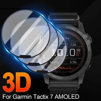 Garmin Tactix 7 Amoled Smart Watch esetén teljesen ívelt puha képernyővédő fólia karcmentes védőfóliákhoz Tactix7 AMOLED-hez