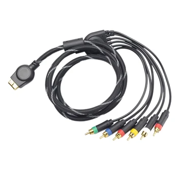 komponens AV kábel nagy felbontású HDTV komponens RCA videokábel kompatibilis a PS3 PS2 játékkonzol dropshipjével
