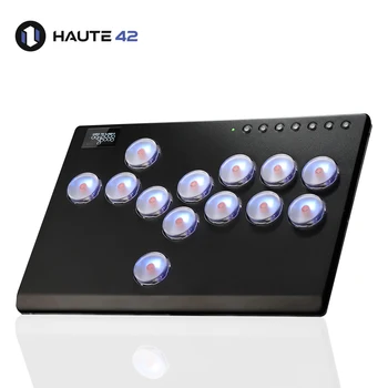Haute42 Minden fém joystick Hitbox vezérlő Arcade harci bot PC-hez / PS3 / PS4 / Switch / Steam Mini Hitbox billentyűzet vezérlés