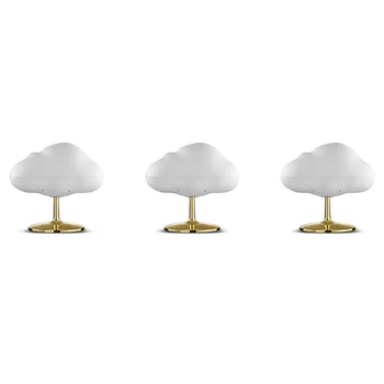 3X felhők USB asztali lámpa légnedvesítő Elektromos ultrahangos hideg köd aroma diffúzor szoba illatdiffúzor