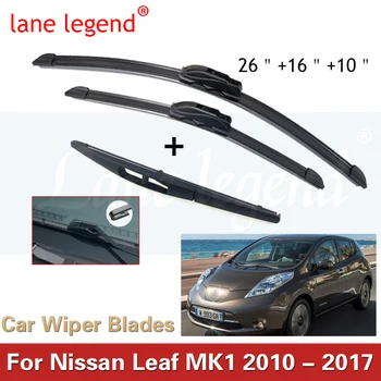 Autótörlő LHD első és hátsó ablaktörlőlapátok készlet Nissan Leaf MK1 2010 - 2017 szélvédő szélvédő ablakkefe 26