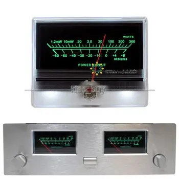 JE Panel Mérő csatlakozó Nagy pontosságú audio teljesítményerősítő kijelző Előerősítő cső AMP DB táblázat szintű fejléc LED háttérvilágítás