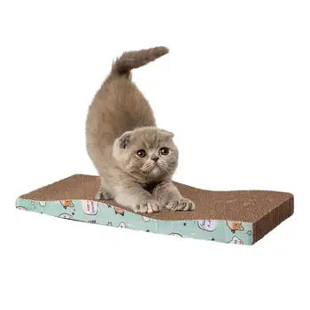 Karton Cat Scratcher kétoldalas kartonkaparó macskáknak Többcélú macska padló kaparópad Macska kaparó macskáknak Cica