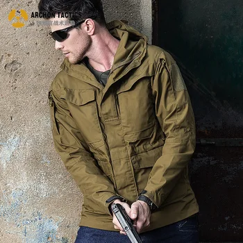 M65 Army Fans Battlefield Charge kabát Konzul kém taktikai kabát férfi őszi/téli kültéri vízálló széldzseki közepes hosszúságú