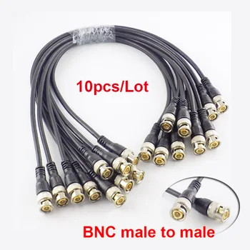 0.5M / 1M / 2M / 3M BNC apa kábel kábel BNC adapterhez Kezdőlap hosszabbító csatlakozó Adapter vezeték CCTV kamerához