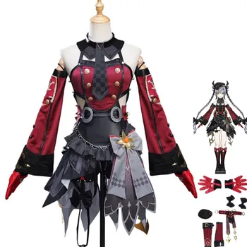Anime játék Genshin Impact Andersdott Codename M Cosplay jelmez Boszorkány szoknya kiegészítők Teljes készlet Nő szexi Halloween öltöny