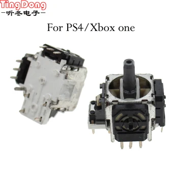 TingDong Új 3pin csere fekete 3D joystick analóg hüvelykujjkar PS4/Xbox one vezérlőhöz ps 3