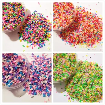 1000g DIY polimer agyag hamis cukorka édességek cukor megszórjuk dekorációk hamis torta desszert szimuláció élelmiszer babaház
