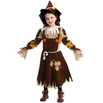 Halloween cosplay gyermek boszorkány dráma színpadi jelmez