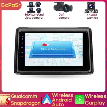 Qualcomm autórádió lejátszó Toyota Noah Voxy R80 2014 - 2021 Android navigáció Audio Carplay Dash Cam BT GPS NO 2DIN DVD