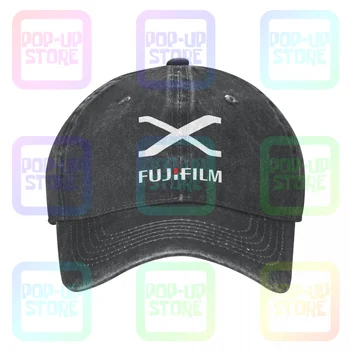 Fujifilm Camera X logó Mosott farmer baseball sapka Kamionos sapkák Sport Haradzsuku