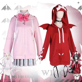 RÁSZORULÓ LÁNY TÚLADAGOLÁS KAngel Ame Cosplay kapucnis pulóver kapucnis pulóver ruhák Anime játékok Ame-chan Cosplay jelmezek Napi jelmez öltöny