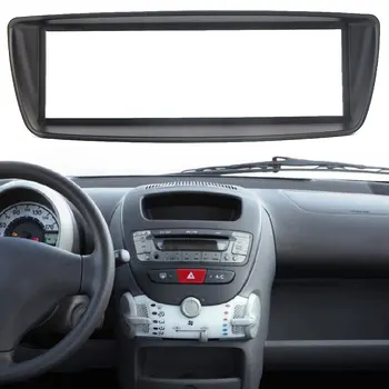 1 Din Car Stereo Radio Fascia panel lemez díszítő készlet keret Citroen C1 Toyota Aygo Ab a Peugeot 107
