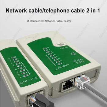 Hálózati tesztelő szerszámvezeték RJ11 Rj12 RJ45 8p számára 6p vonali telefon Ethernet kábel fő távoli soros teszt Rg Rj 45 Cat6 Cat5