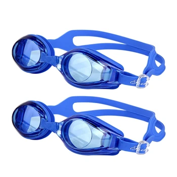 Shenyu 2Db állítható védőszemüveg úszószemüveg páramentesítő UV védelem gyermekek vízálló szilikon tükrös úszószemüveg