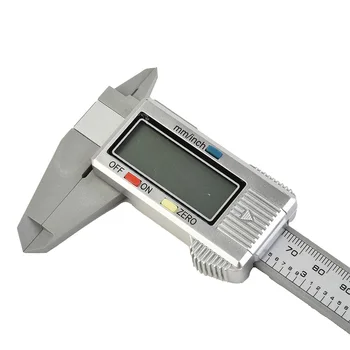  Hasznos Bővíthető Neu praktikus megbízható digitális elektronikus féknyereg vonalzó Féknyeregmérő mikrométer 0,1 mm / 0,01 hüvelyk 1db