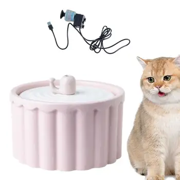 Cat vízadagoló automata csendes cica szökőkút többszörös szűréssel Háziállatok ápolási termékei erkélyre Nappali hálószoba kisállat